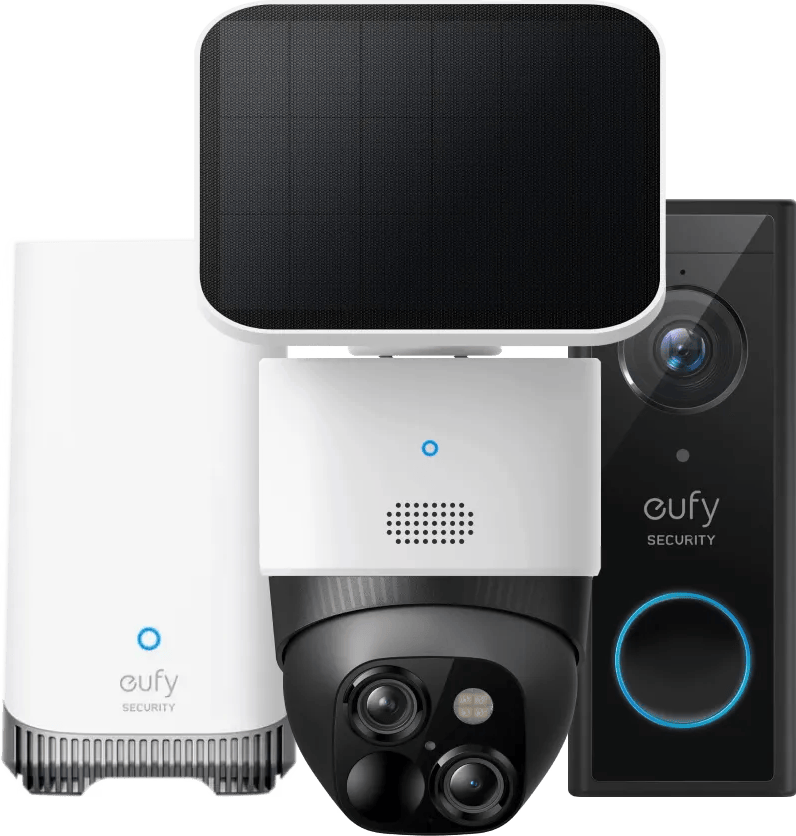 Eufycam Solocam S340 + Eufy Video Doorbell E340 + Homebase 3
