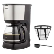 Tomado TCM1201S - Koffiezetapparaat - Filterkoffie - Warmhoudfunctie - Herbruikbaar filter - 10 koppen - Zwart/rvs