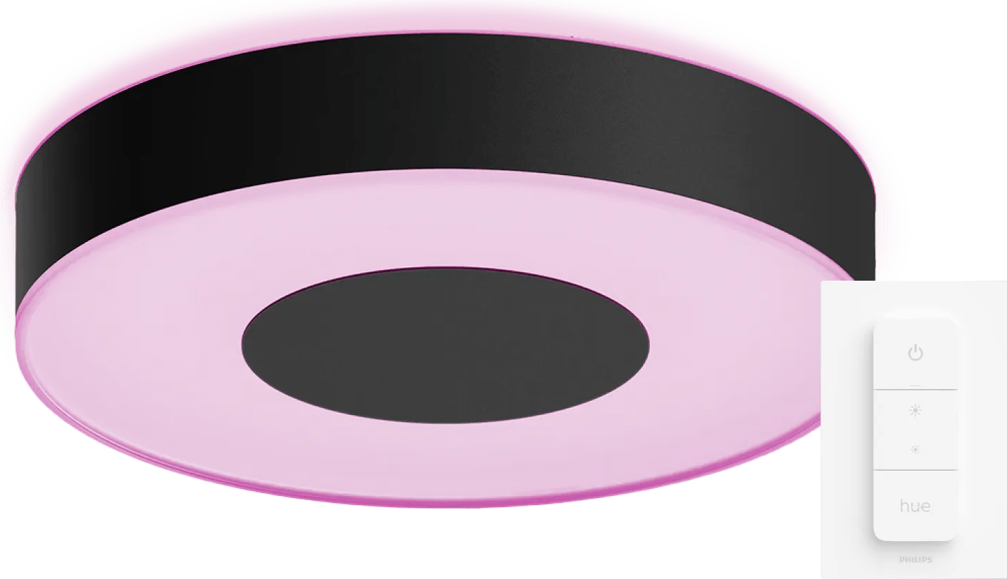 Philips Hue Infuse M plafondlamp White and Color Zwart + dimmer