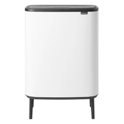 Brabantia Bo Touch Bin Hi Prullenbak 2 x 30 liter White