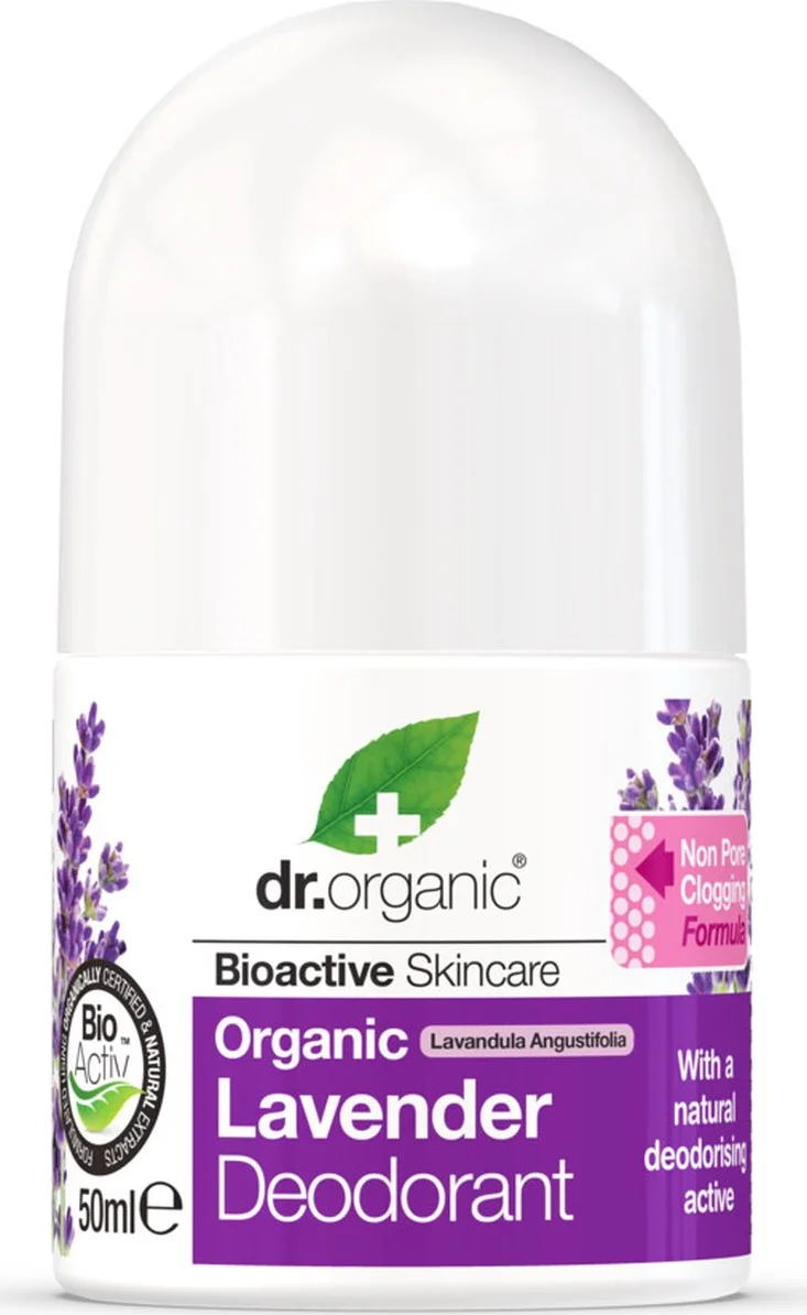 Dr Organic Lavender Deodorant Roll-On 50ML