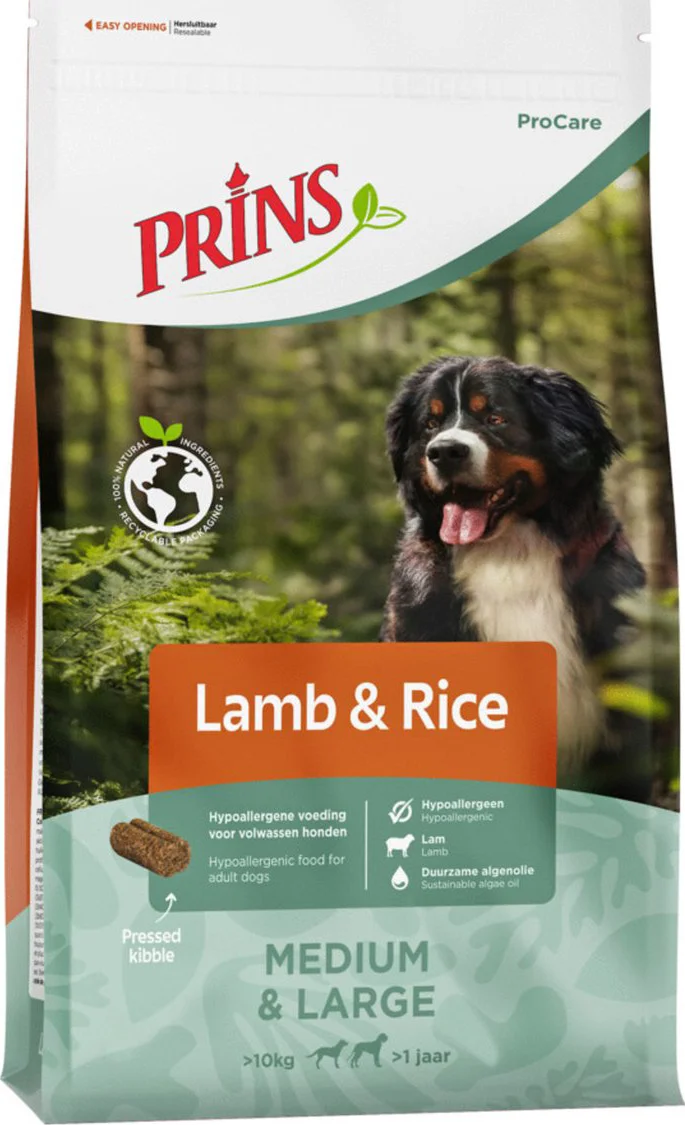 Prins ProCare Lam & Rijst Hondenvoer 20 kg