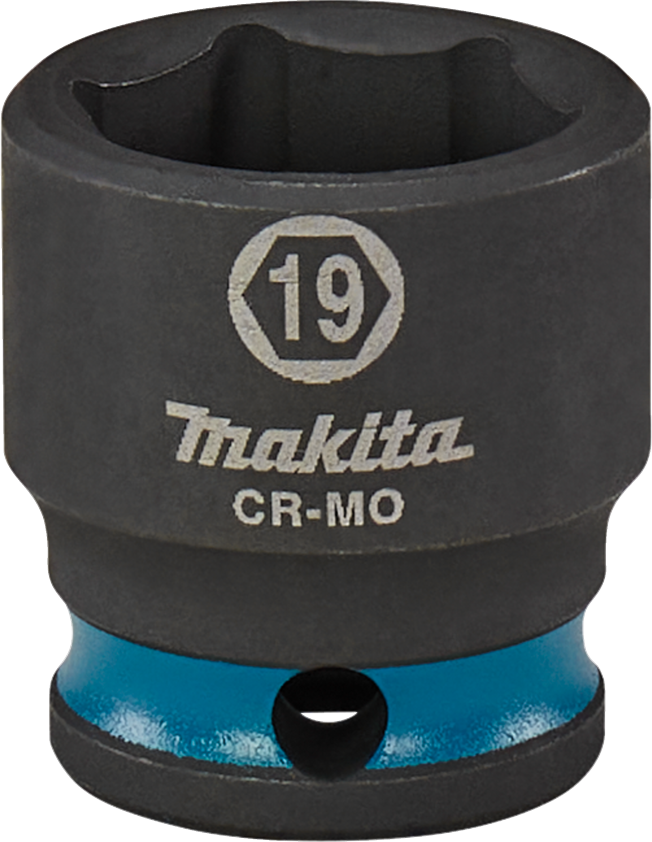 Makita E-16003 Impact Black Krachtdop 3/8" kort | 19 mm