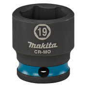 Makita E-16003 Impact Black Krachtdop 3/8" kort | 19 mm
