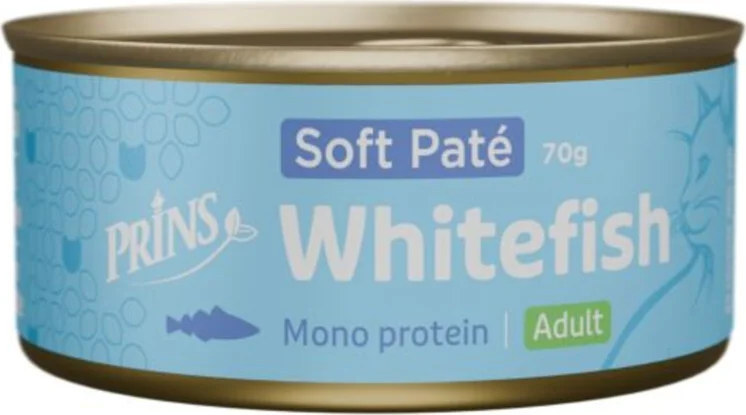 Prins Soft Paté Kattenvoer Nat Witvis 70 gr