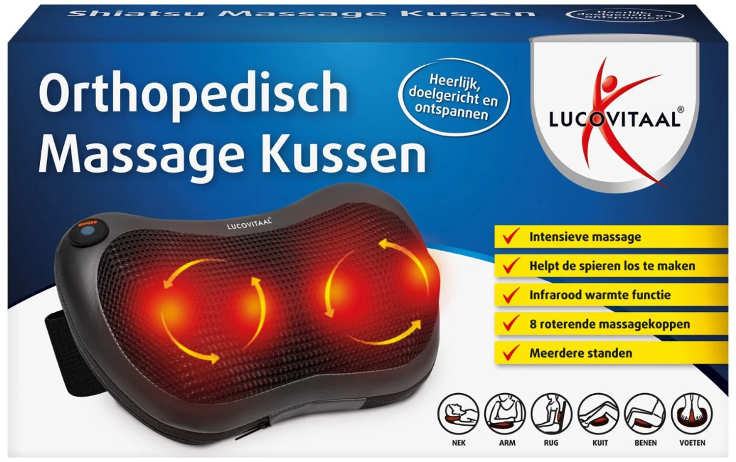 Lucovitaal Orthopedisch Massage Kussen