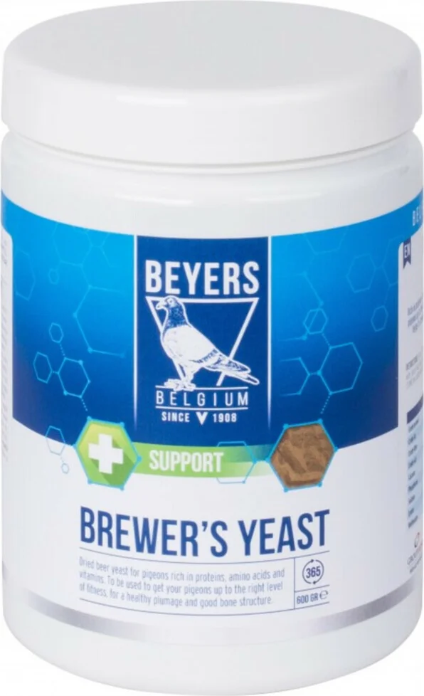 6x Beyers Brewer's Yeast voor Duiven 600 gr