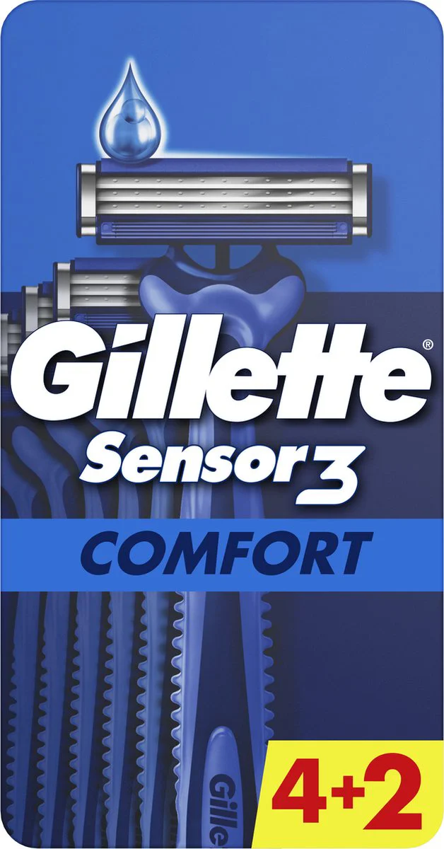 Gillette Sensor3 Comfort Wegwerpmesjes 6ST