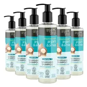 6x Organic Shop Shampoo Argan & Amla 280 ml