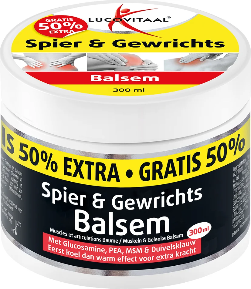Lucovitaal Spier & Gewrichtsbalsem 50% Extra 300 ml