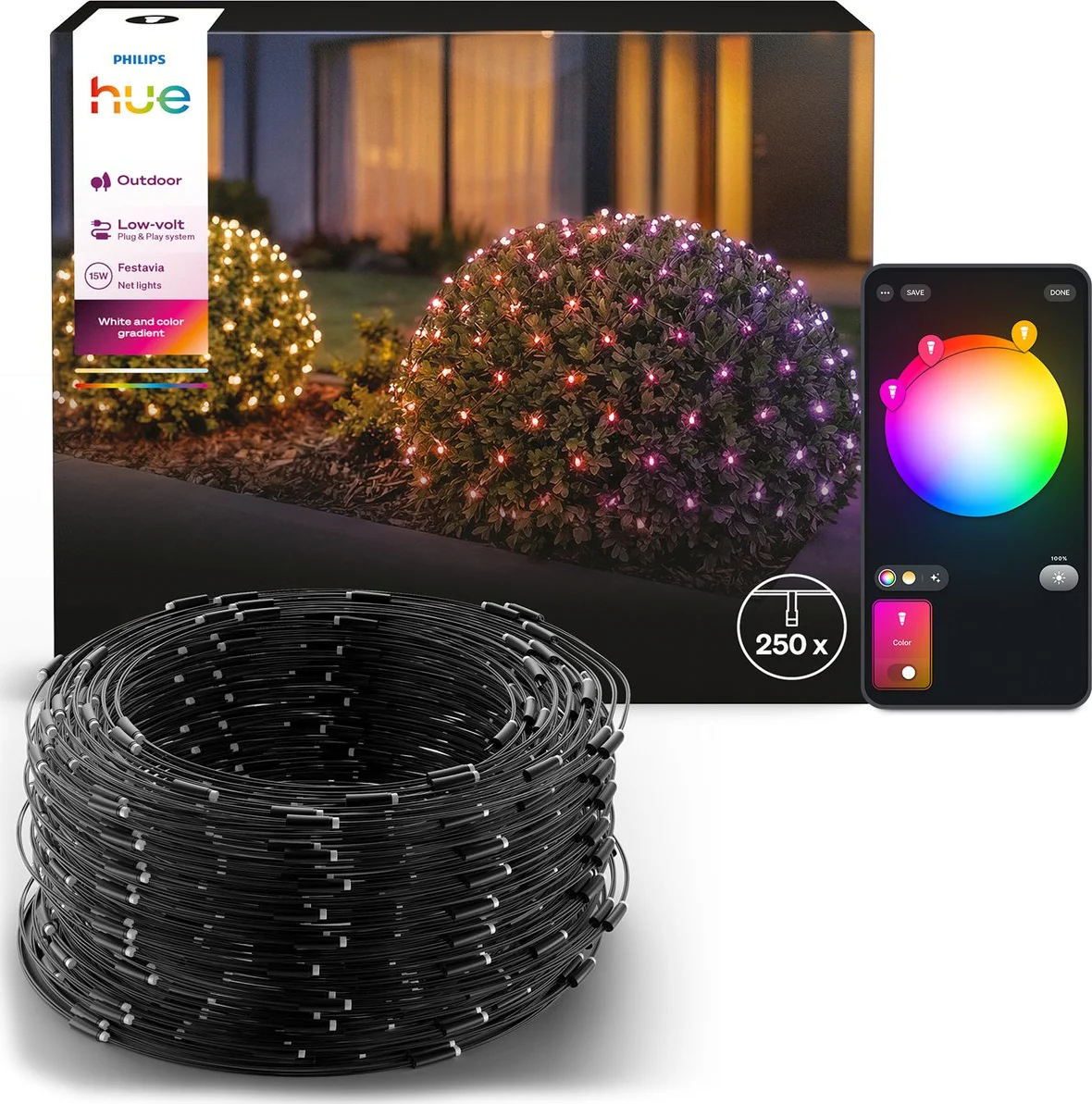 Philips Hue Festavia LED Lichtnet 3,45 x 1 meter