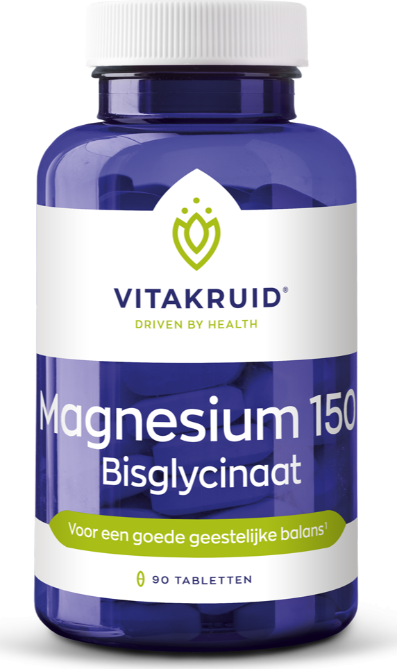 Vitakruid Magnesium 150 Bisglycinaat 90 tabletten