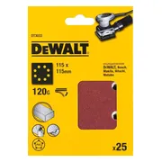DeWALT DT3033 P120 Schuurpapier 1/4 Velcro VE=25