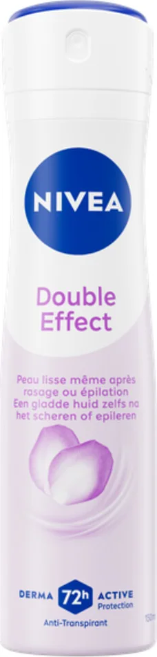 3x NIVEA Deodorant Spray Double Effect 150 ml