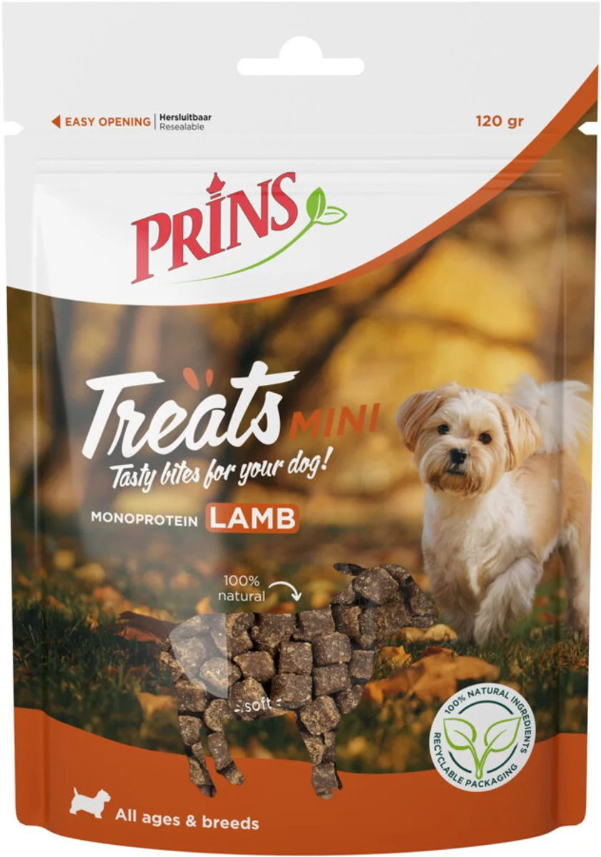 Prins Hondensnack Treats Lamb 120 gr