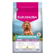 3x Eukanuba Hondenvoer Droog Special Care Puppy Sensitive Digestion 2,3 kg