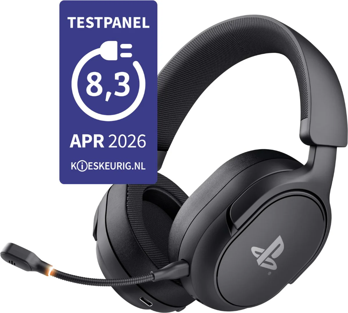 Trust GXT 499 Forta Draadloze Gaming Headset PS4/PS5 - Zwart