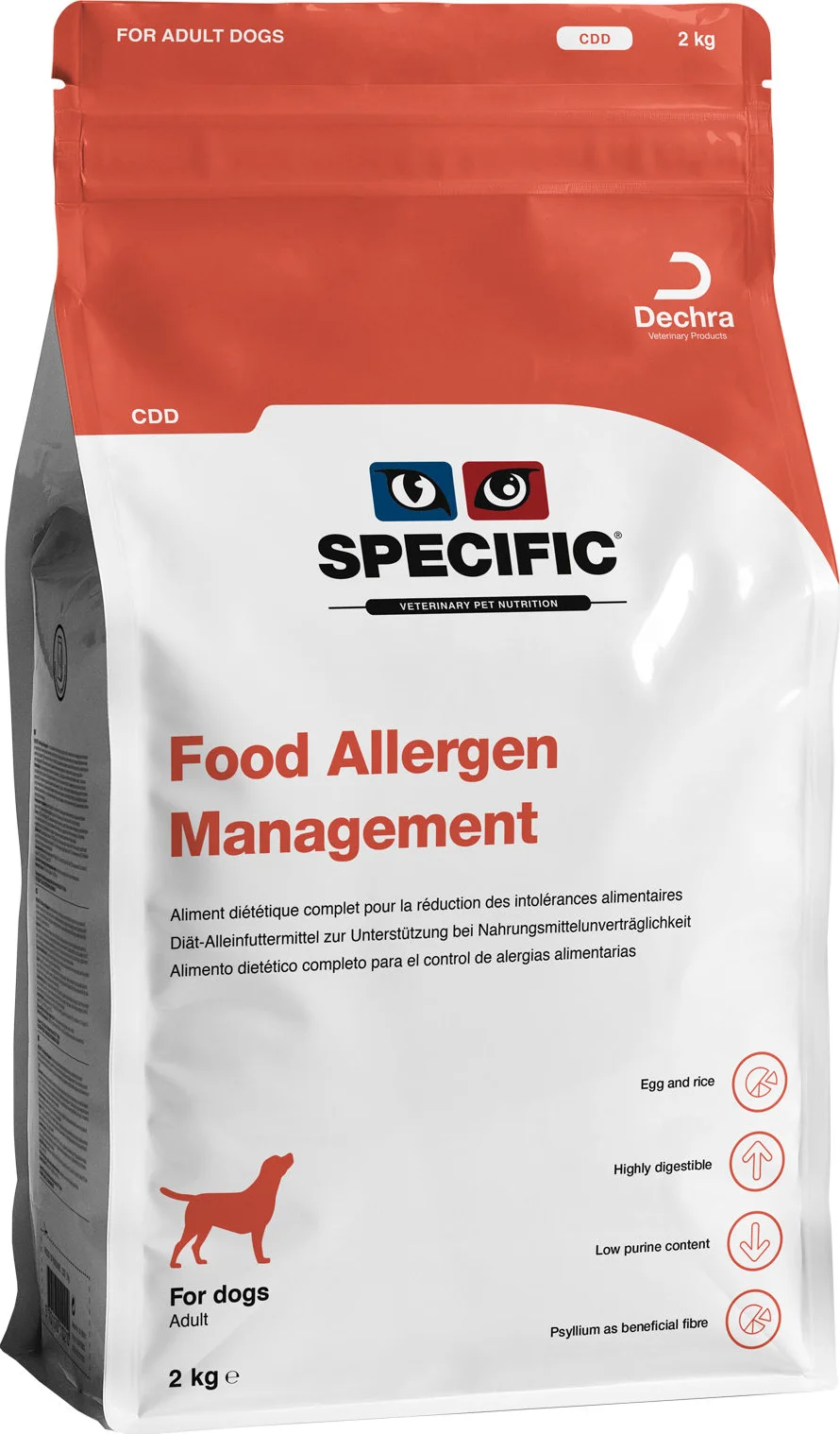 3x Specific CDD Hondenvoer Food Allergen Management 2 kg