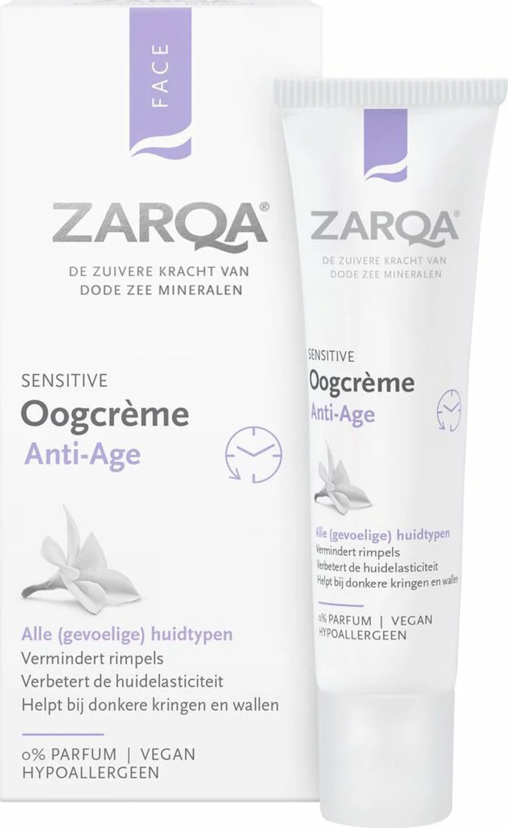 3x Zarqa Anti-Age Oogcrème 15 ml