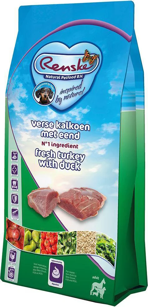 Renske Super Premium Adult Hondenvoer Kalkoen - Eend 2 kg