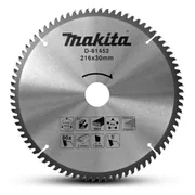 Makita D-81452 Afkortzaagblad diverse materialen | 216 x 30 mm | 80-tands