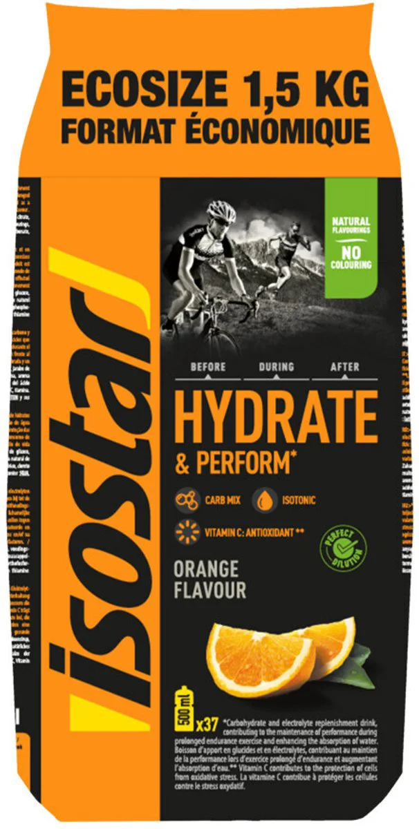 3x Isostar Hydrate & Perform Orange 1500 gr