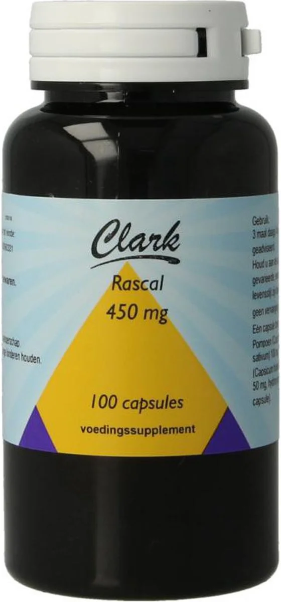 Clark Rascal 450mg Capsules 100CP