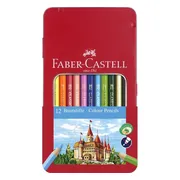 Faber-Castell kleurpotloden - Castle - blik 12 stuks - FC-115801