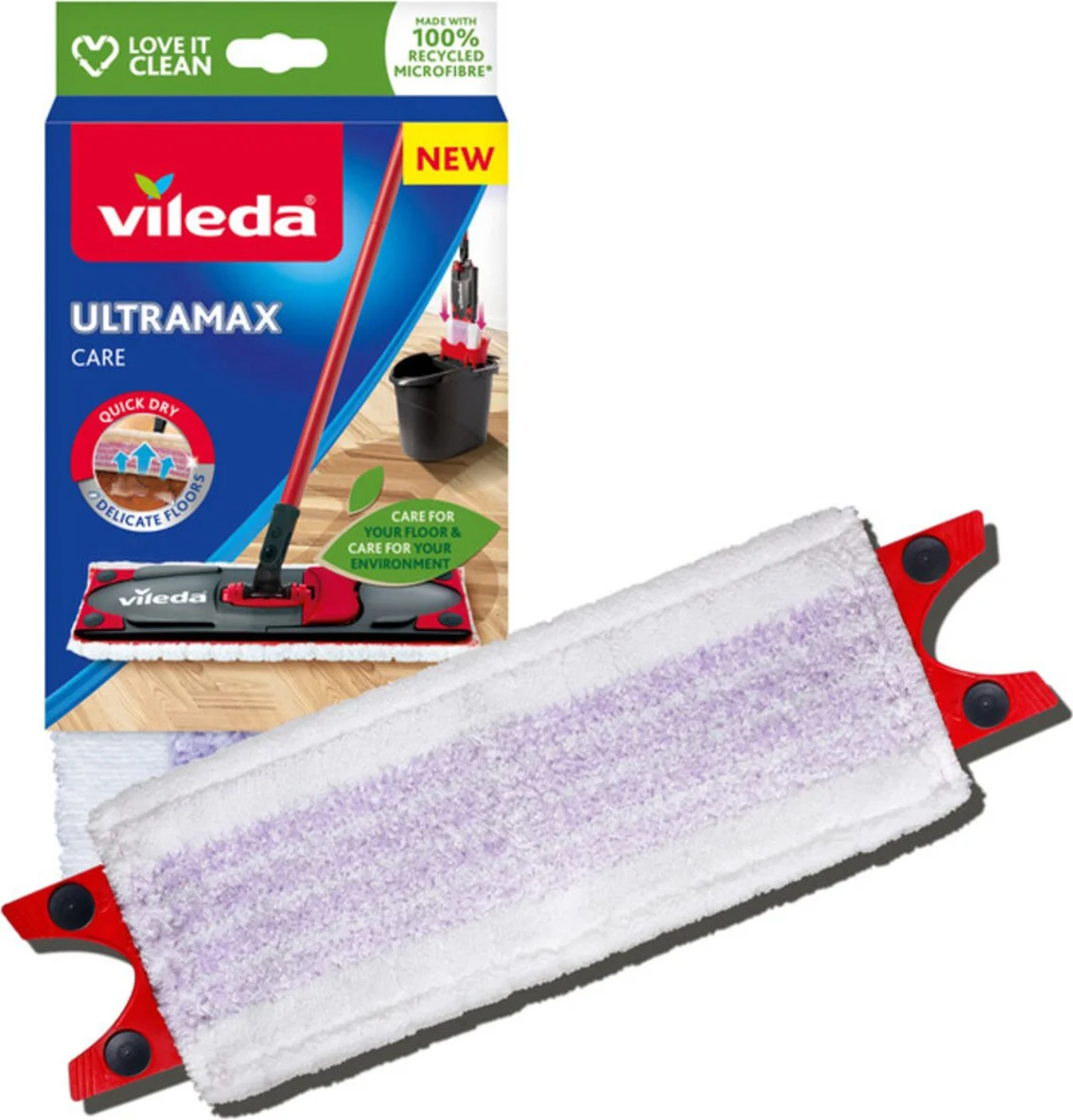 2x Vileda Ultramax Care Navulling