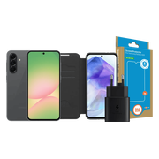 Samsung Galaxy A56 128GB Zwart 5G + Compleet Accessoirepakket