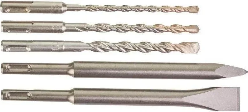 Milwaukee Set SDS-plus hamerboren - 2-kanten snijdend / cassettes SDS-Plus Drill / Beitel set - 4932430002