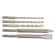 Milwaukee Set SDS-plus hamerboren - 2-kanten snijdend / cassettes SDS-Plus Drill / Beitel set - 4932430002