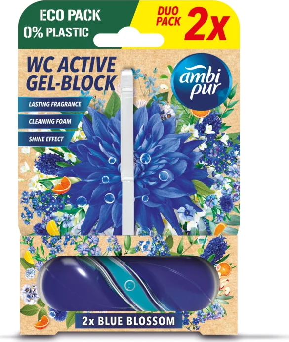 Ambi Pur Toiletblok Blue Blossom 2 stuks