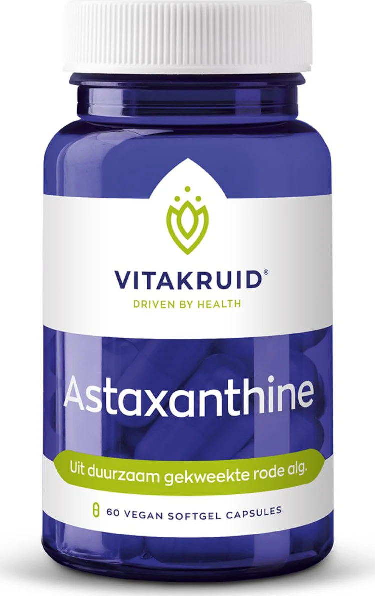 Vitakruid Astaxanthine Astapure® 4mg duurzaam gekweekte alg 60SG