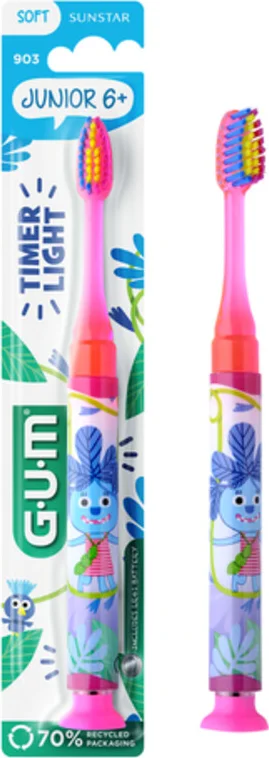 3x GUM Tandenborstel Light Up Kids 7-9 jaar