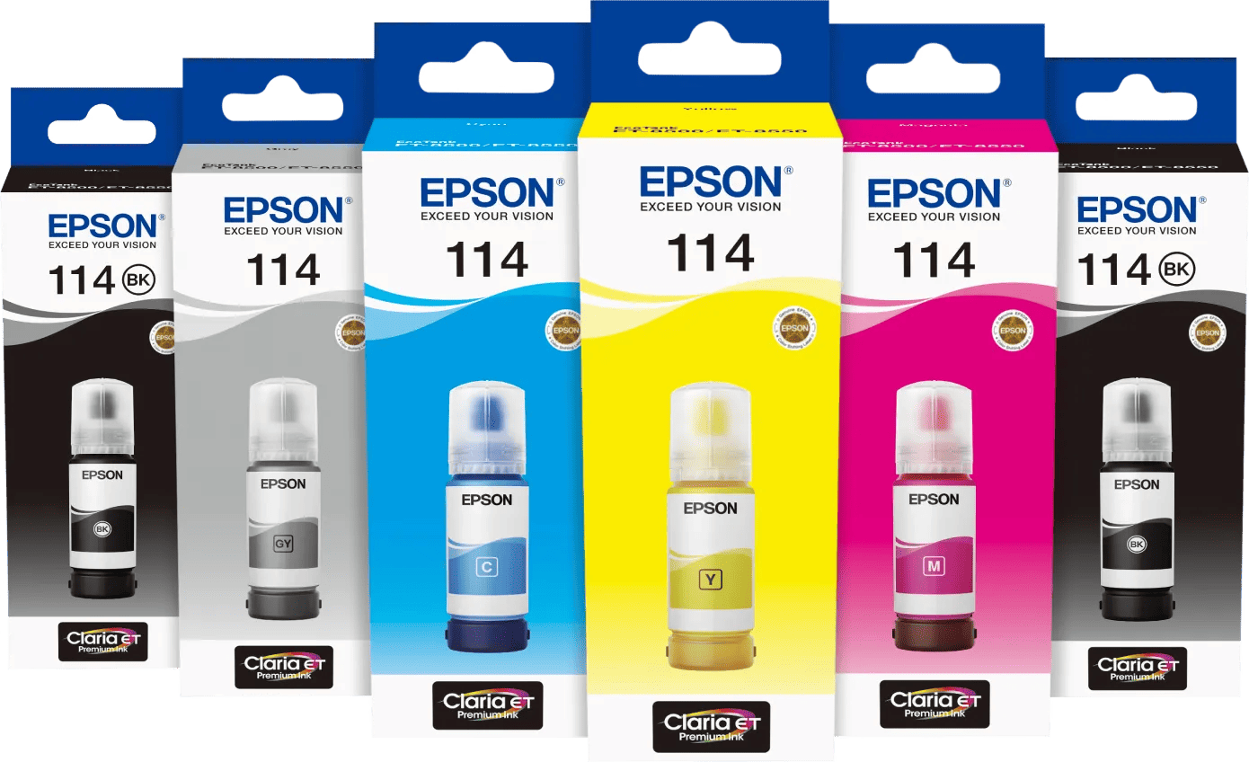Epson 114 Inktflesje 6-kleuren bundel