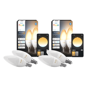 Philips Hue Kaarslamp White Ambiance E14 4-Pack