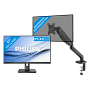 Philips 272B1G/00 + BlueBuilt Monitorarm Gasveer voor 1 Monitor