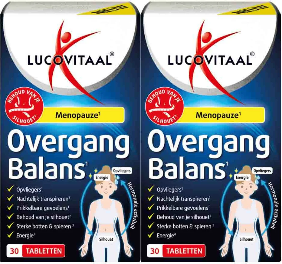 2x Lucovitaal Overgang Balans 30 tabletten