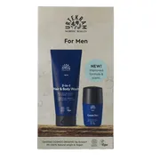 Urtekram For Men Hair & Body Wash - Cream Deo Giftset