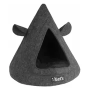 Let's Sleep Pet Cave TeePee Antraciet 50 x 45 cm