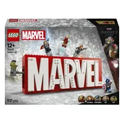 LEGO MARVEL logo en minifiguren 76313