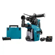 Makita DHR243RTJW Accu combihamer SDS-Plus 2,0J + snelwisselboorkop + stofafzuiging 18V 5.0Ah in Mbox
