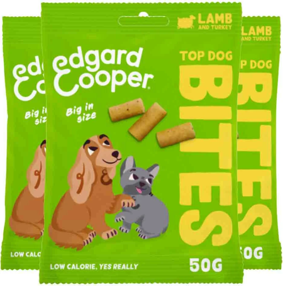 3x Edgard & Cooper Adult Bite L Lam & Kalkoen 50 gr