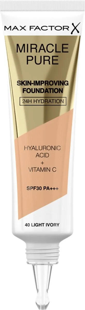 Max Factor Miracle Pure Foundation 040 Light Ivory 30 ml