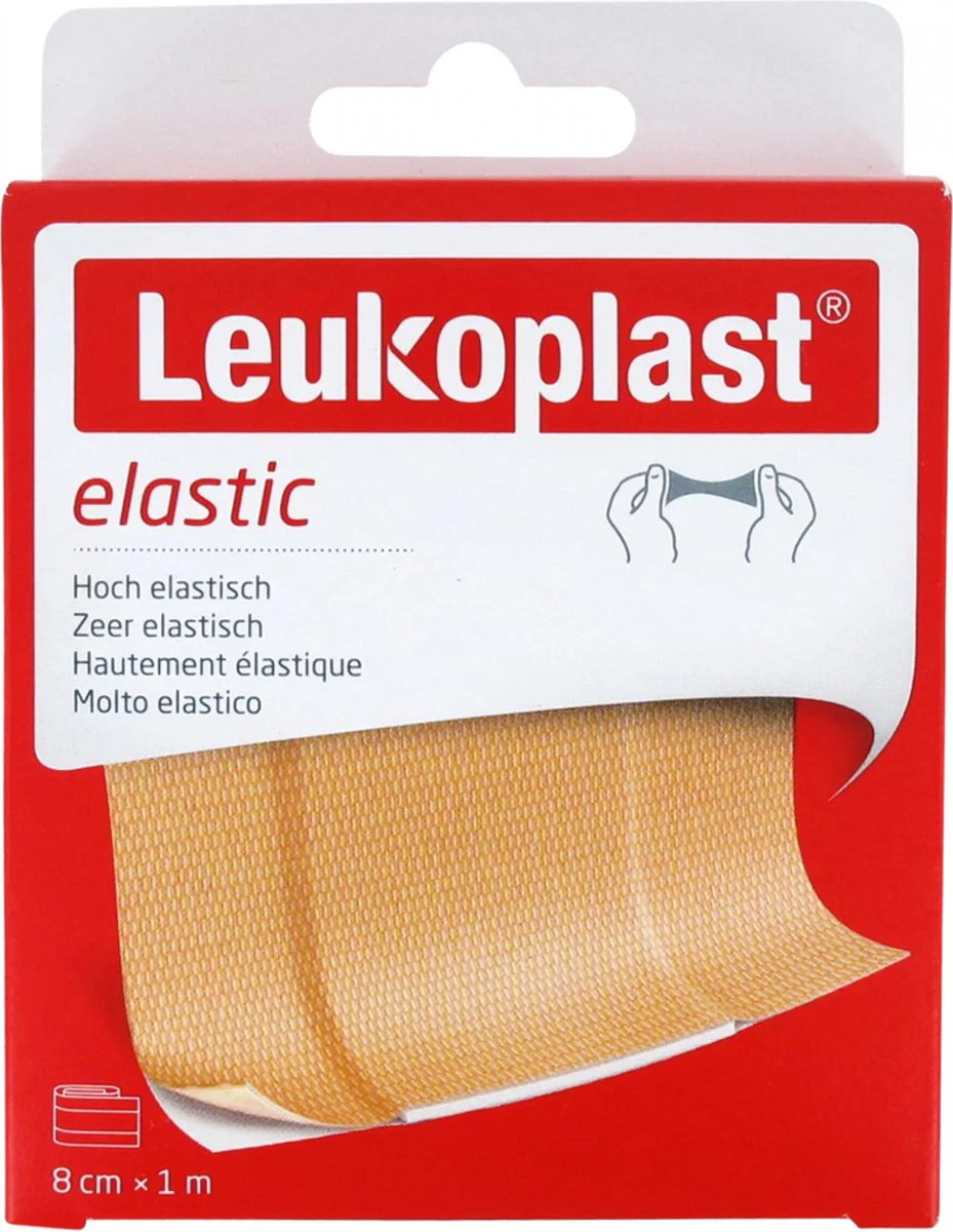 Leukoplast Elastic Wondpleisters Elastisch 1 m x 8 cm