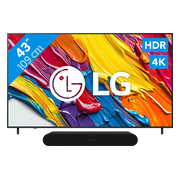 LG 43" QNED82 4K (2025) + Sonos Ray Zwart