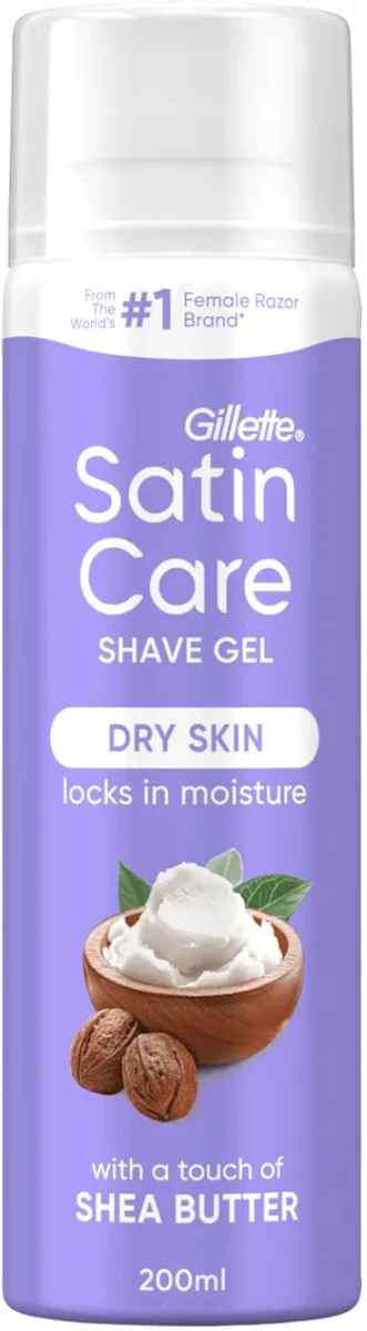 Gillette Satin Care Shea Butter Silk Scheergel 200ML