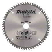 Makita D-81206 Cirkelzaagblad diverse materialen | 165 x 20 mm | 60-tands
