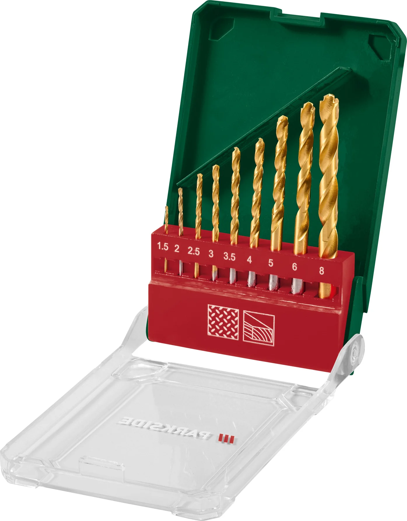 PARKSIDE Borenset (HSS-borenset 9-delig)